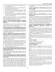 Instructions for Arizona Form 140-SBI, ADOR11400 Small Business Income Tax Return - Arizona, Page 6