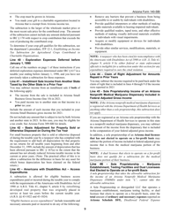 Instructions for Arizona Form 140-SBI, ADOR11400 Small Business Income Tax Return - Arizona, Page 9