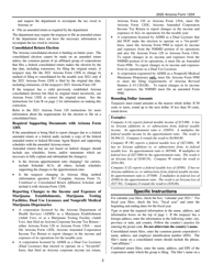 Instructions for Arizona Form 120X, ADOR10341 Arizona Amended Corporation Income Tax Return - Arizona, Page 2