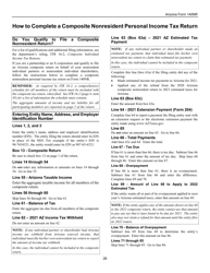 Instructions for Arizona Form 140NR, ADOR10413 Nonresident Personal Income Tax - Arizona, Page 28