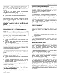 Instructions for Arizona Form 140NR, ADOR10413 Nonresident Personal Income Tax - Arizona, Page 2