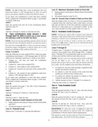 Instructions for Arizona Form 348, ADOR11178 Credit for Contributions to Certified School Tuition Organizations - Individuals - Arizona, Page 3