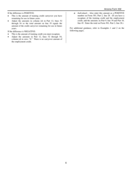 Instructions for Arizona Form 332, 332-P - Arizona, Page 6