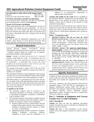 Document preview: Instructions for Arizona Form 325, ADOR10945, Arizona Form 325-P, ADOR11280 - Arizona