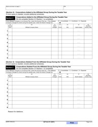 Arizona Form 51 (ADOR10148) Consolidated or Combined Return Affiliation Schedule - Arizona, Page 2