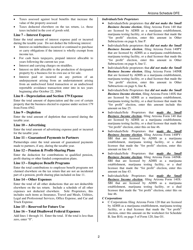 Instructions for Form ADOR11393 Schedule DFE Disallowed Federal Expenses for Marijuana Establishments - Arizona, Page 2