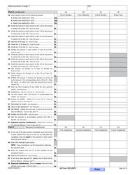 Arizona Form 220 (ADOR10342) Underpayment of Estimated Tax by Corporations - Arizona, Page 4