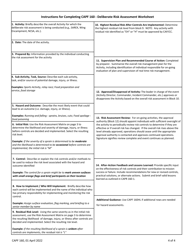 CAP Form 160 Deliberate Risk Assessment Worksheet, Page 4