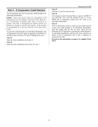 Instructions for Arizona Form 335, Arizona Form 335-P, Arizona Form 335-S, ADOR10713, ADOR11241, ADOR11242 - Arizona, Page 3