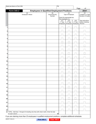 Arizona Form 345 (ADOR11149) Credit for New Employment - Arizona, Page 5