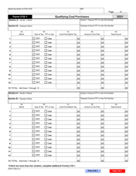 Arizona Form 318 (ADOR10942) Credit for Taxes Paid for Coal Consumed in Generating Electrical Power - Arizona, Page 2