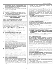 Instructions for Arizona Form 99T, ADOR10419 Arizona Exempt Organization Business Income Tax Return - Arizona, Page 5