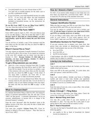 Instructions for Arizona Form 140ET, ADOR10532 Credit for Increased Excise Taxes - Arizona, Page 2