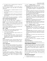 Instructions for Arizona Form 140ET, ADOR10532 Credit for Increased Excise Taxes - Arizona, Page 3