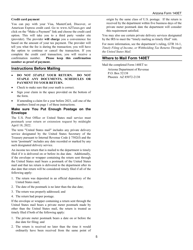 Instructions for Arizona Form 140ET, ADOR10532 Credit for Increased Excise Taxes - Arizona, Page 5