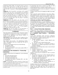 Instructions for Arizona Form 165, ADOR10343 Arizona Partnership Income Tax Return - Arizona, Page 12