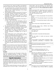 Instructions for Arizona Form 165, ADOR10343 Arizona Partnership Income Tax Return - Arizona, Page 4