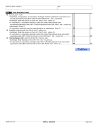 Arizona Form 305 (ADOR10132) Environmental Technology Facility Credit - Arizona, Page 4