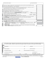 Arizona Form 140NR-SBI (ADOR11408) Small Business Income Tax Return - Arizona, Page 2