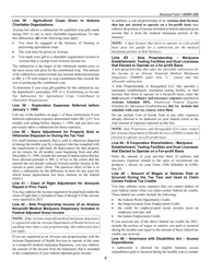 Instructions for Arizona Form 140NR-SBI, ADOR11408 Small Business Income Tax Return - Arizona, Page 9