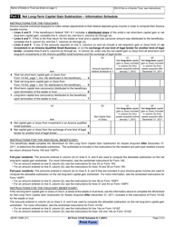 Arizona Form 141AZ (ADOR10585) Schedule K-1 Resident or Part-Year Resident Beneficiary&#039;s Share of Fiduciary Adjustment - Arizona, Page 2