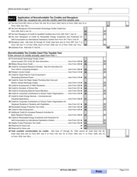 Arizona Form 300 (ADOR10128) Nonrefundable Corporate Tax Credits and Recapture - Arizona, Page 2