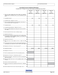 Arizona Form 221 (ADOR10642) Underpayment of Estimated Tax by Individuals - Arizona, Page 2