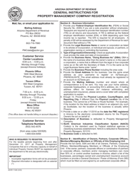 Form ADOR11348 Property Management License Application - Arizona, Page 2