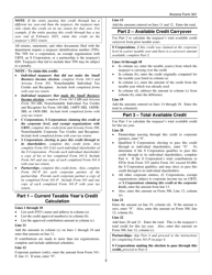 Instructions for Arizona Form 341, ADOR10751, Arizona Form 341-P, ADOR11243, Arizona Form 341-S, ADOR11244 - Arizona, Page 2