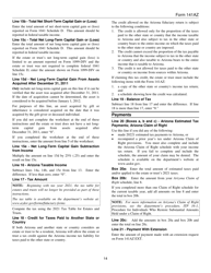 Instructions for Arizona Form 141 AZ, ADOR10584 Arizona Fiduciary Income Tax Return - Arizona, Page 14