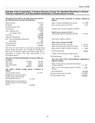 Instructions for Arizona Form 141 AZ, ADOR10584 Arizona Fiduciary Income Tax Return - Arizona, Page 19