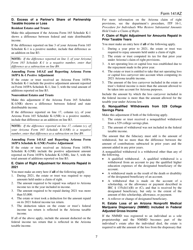 Instructions for Arizona Form 141 AZ, ADOR10584 Arizona Fiduciary Income Tax Return - Arizona, Page 7