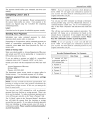 Instructions for Arizona Form 140ES, ADOR10575 Individual Estimated Income Tax Payment - Arizona, Page 3