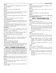 Instructions for Arizona Form 351, ADOR11222, Arizona Form 351-P, ADOR11248 - Arizona, Page 3