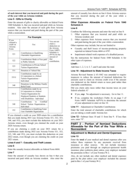 Instructions for Arizona Form 140PY, ADOR10176 Schedule A(PYN) Itemized Deductions for Part-Year Residents Who Also Had Arizona Source Income During the Period of the Year While a Nonresident - Arizona, Page 2