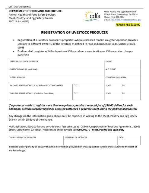 Form 79-021A  Printable Pdf