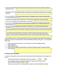 Section 504 Self-evaluation Form - California, Page 3