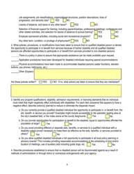 Section 504 Self-evaluation Form - California, Page 4