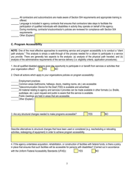 Section 504 Self-evaluation Form - California, Page 5