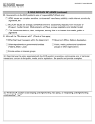 Form CALHR881 Cea Position Request - California, Page 12