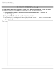 Form CALHR881 Cea Position Request - California, Page 19