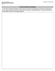 Form CALHR881 Cea Position Request - California, Page 21