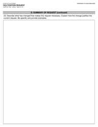 Form CALHR881 Cea Position Request - California, Page 8