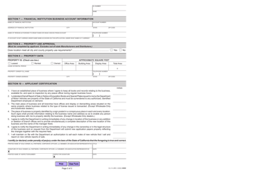 Form OL21A Original Application for Occupational License - California, Page 2