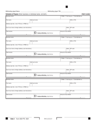 Form 592-PTE Pass-Through Entity Annual Withholding Return - California, Page 2