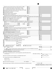 Form 100W California Corporation Franchise or Income Tax Return - Water's-Edge Filers - California, Page 2