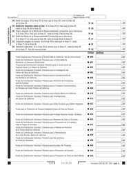 Formulario 540 2EZ SP Declaracion De Impuestos Sobre El Ingreso Para Residente De California - California (Spanish), Page 3