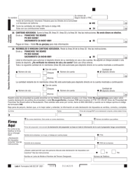 Formulario 540 2EZ SP Declaracion De Impuestos Sobre El Ingreso Para Residente De California - California (Spanish), Page 4