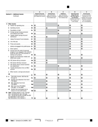 Form 540NR Schedule CA California Adjustments - Nonresidents or Part-Year Residents - California, Page 2