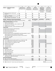 Form 540NR Schedule CA California Adjustments - Nonresidents or Part-Year Residents - California, Page 4